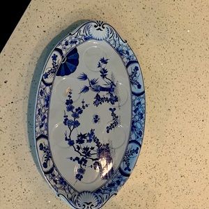 Creil Montereau  Japon.  Serving Platter one small imperfection on back